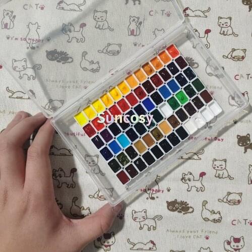 M.Graham Watercolor Pigment Sub-packaging Set 70 Color 0.5mlHand Account Novice Trial Set