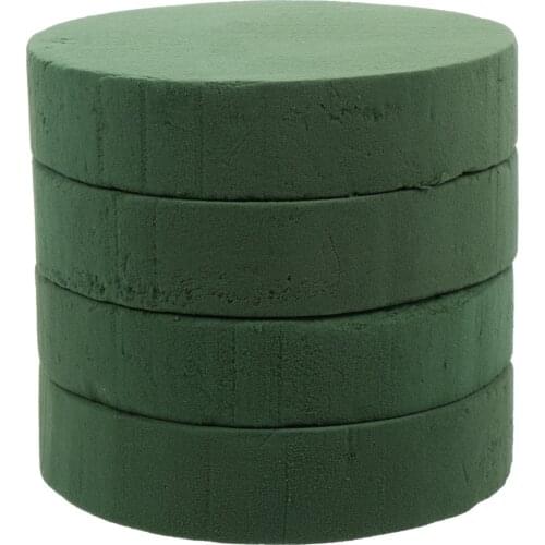 4pcs Flower Styrofoam Floral Foams Round Flower Bricks Flower Arrangement Kit Strong Water Absorption Round Column Floral Foams