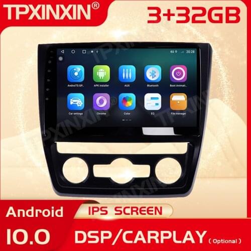2 Din Carplay Android Radio Receiver Multimedia For Skoda Yeti 5L 2009 2010 2011 2012 2013 2014 GPS Navigation Audio Head Unit