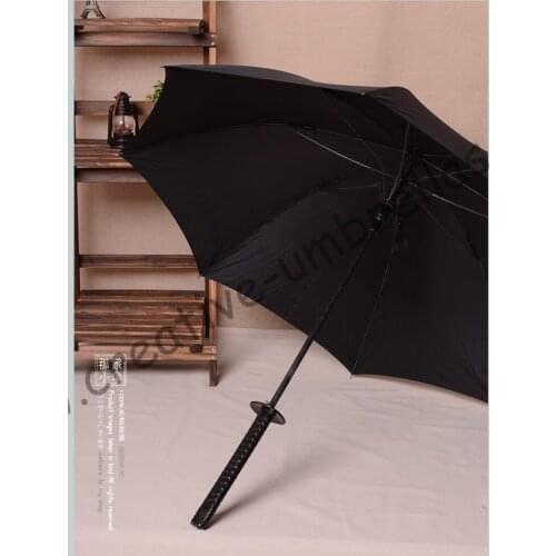 Samurai sword handle,katana mini golf umbrella Wolverine auto open mantis feet windproof anti-thunder fiberglass knight outdoor
