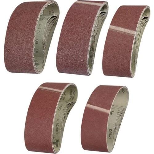 25Pcs 75 x 533mm Sanding Belts Aluminum Oxide Sanding Belt (5 Each of 40 60 80 120 Grits) for Belt Sander