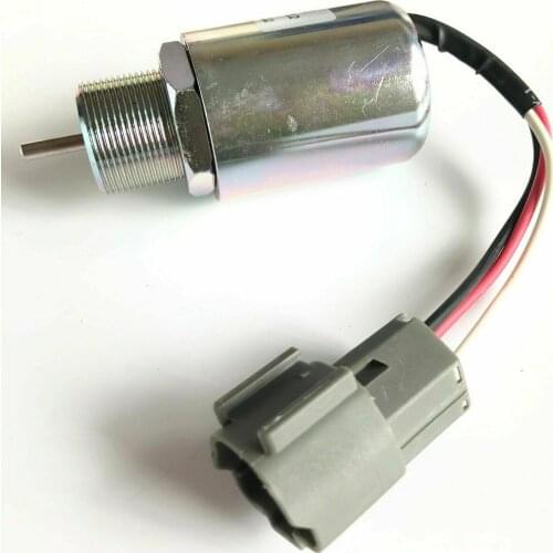 12V Solenoid PJ7415748 Fit for Volvo EC13 EC15 EC15B EC20 EC20B EC25 EC30 EC35 EC45