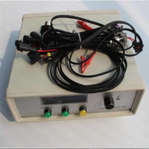 Common rail diesel injector tester for electromagnetic and piezoelectric diesel fuel piezo injector tools