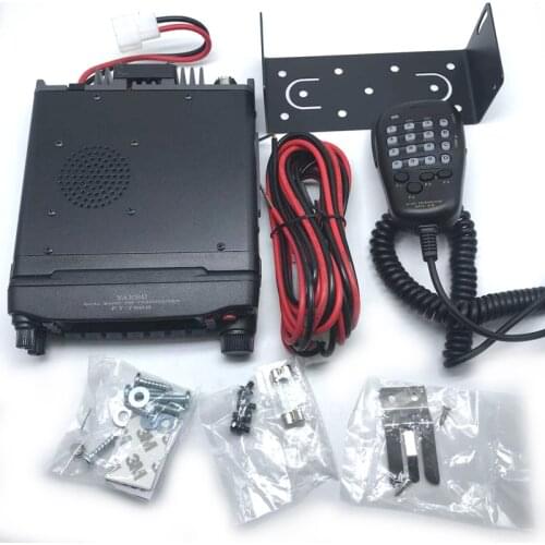 YAESU FT-7900R Dual Band UHF VHF FM Transceiver 10KM Amateur Base Station FT7900R Car Mobile Radio with Bracket