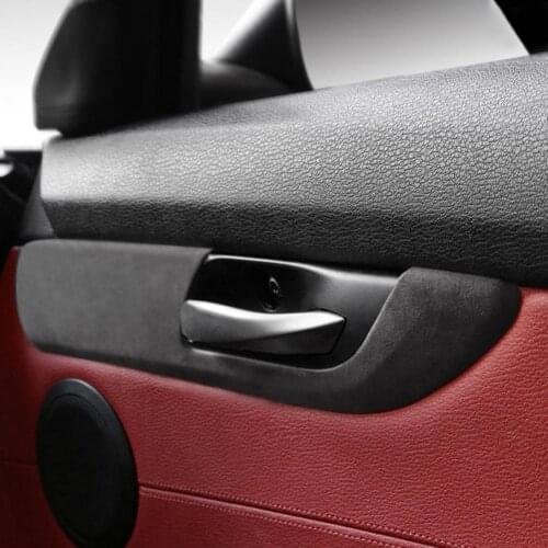 1 Pair Self-adhesive Wear Resistance Car Door Handle Bowl Cover Decal for BMW Z4 E89 2009-2016