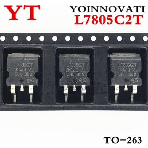 100pcs/lot L7805C2T TO-263 L7805CD2T TO263 L7805 REG LINEAR 5V 1.5A D2PAK IC