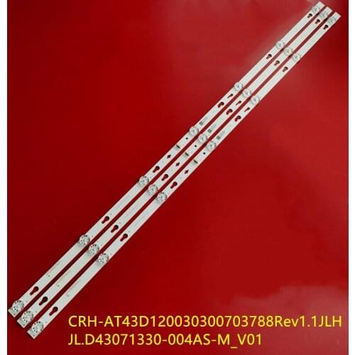 15pcs/lot LED backlight strip for L43M5-5ASP LT-43T510F LVF430LGDX 4C-LB430T-HRC XR3 JFA JL.D43071330-004AS-M_V01
