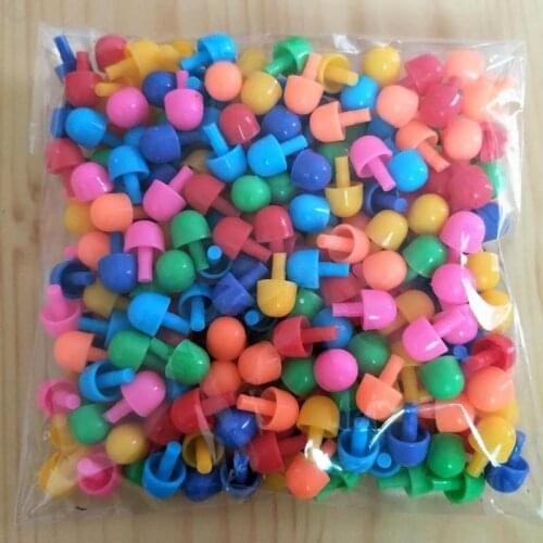 240 Pcs/Set Mosaic Picture 3D Puzzles Toys Children Composite Puzzle Mushroom Nail Kit Educational Kids Toy Gift UD88