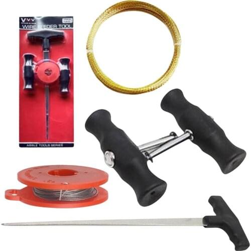 5Pcs Auto Window Glass Removal Knife Blade Kits Car Windshield Remover Tool Repair Hand Tool Windshield Cut Out Knife set