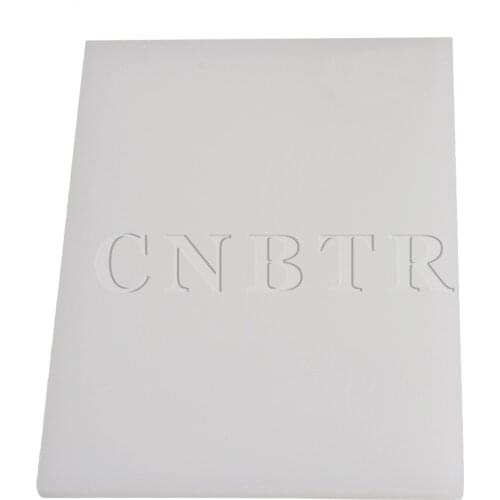 CNBTR 19x14.2x0.9cm White Poly Leather Cutting Board Leather Punch Stamping Tool Craft DIY