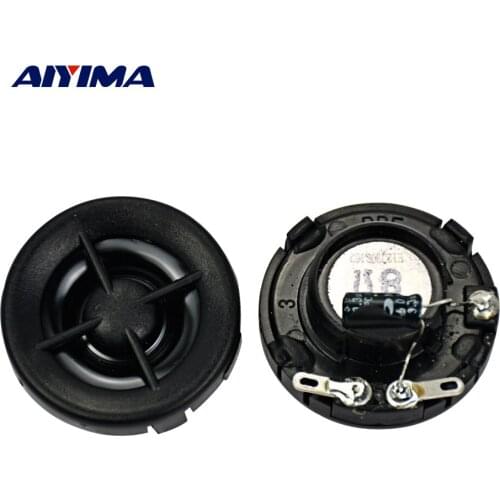 AIYIMA 1Inch 8 ohm 20W Car Tweeter Speaker Unit Neodymium Super Treble Voice coil high frequency with Capacitor Loudspeaker 2PCS