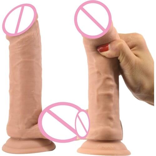FAAK AAA Quality Realistic Dildo with Suction Cup Fake Penis Sex Toys for Women Skin Touch Adult Products Sex Shop Masturbation