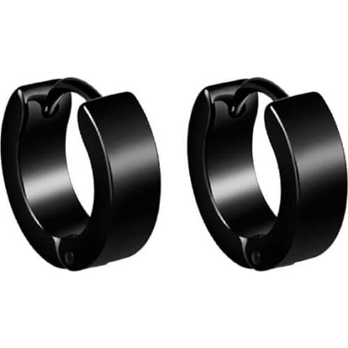 Hypoallergenic Titanium Steel Earrings Tide Korean Fashion Stainless Steel Earring Punk Unisex Earrings