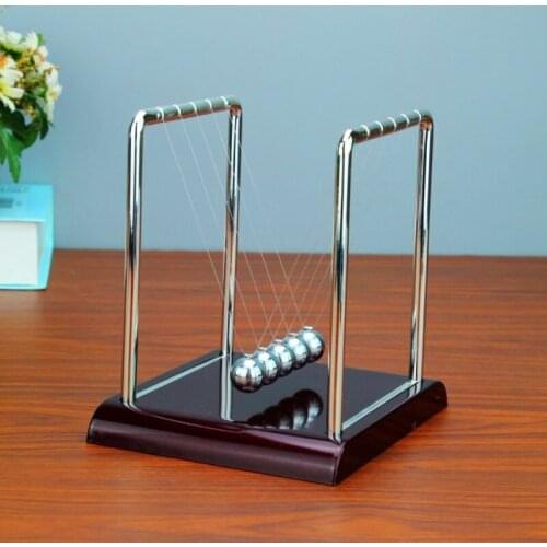 83XC Newton’s Cradle Balance Ball Science Toy Laws of Conservation of Energy Toy Interactive Fidget for Office Stress Relief