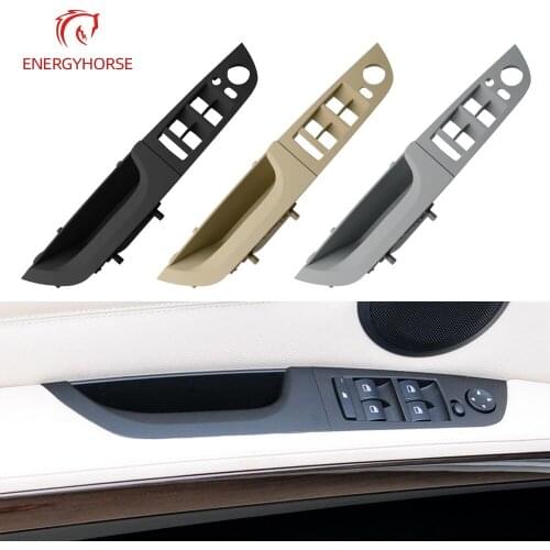 Car Driver Door Window Switch Cover Panel Trim Pull Handle For BMW E90 3 Series 320 325 330 Front Left Door handle 2005-2011