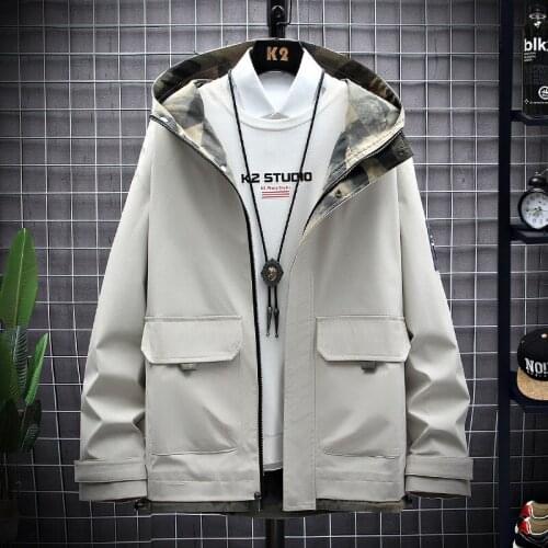 Men Jackets Mens Casual Fashion Autumn New Jacket Trend Letter Printing Style Pocket Jackets Male 4XL