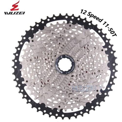 WUZEI mountain mtb bike freewheel 12 speed 52T gear variable speed cassette flywheel compatible Sram