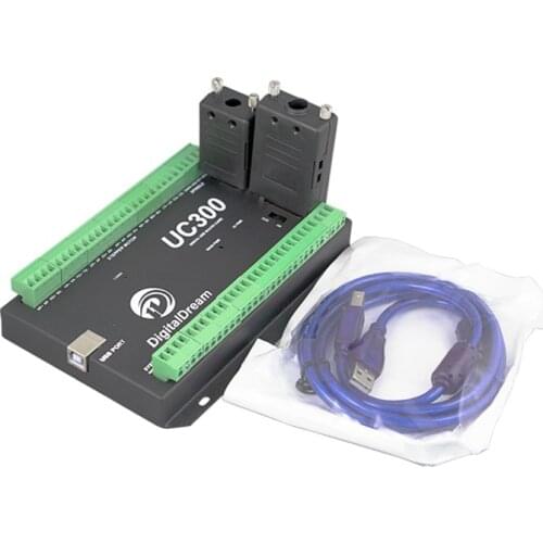 Maxgeek UC300 Mach3 USB CNC Motion Controller 6 Axis USB CNC Controller with USB Communication