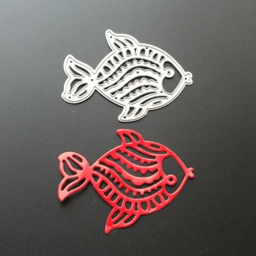 Metal fish Cutting Dies Stencils for DIY Scrapbooking/photo album Decorative Embossing DIY Paper Cards