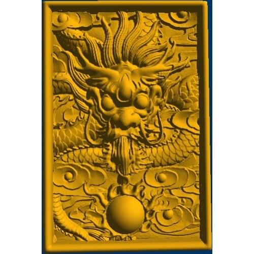 Dragon 3D model in STL file for CNC router carving relief 22.9MB