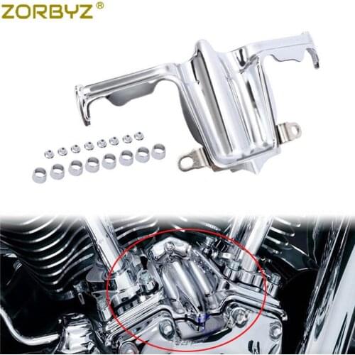 ZORBYZ Motorcycle Chrome Lifter Block Cover Tappet Accent For Harley Twin Cam Touring 99-17