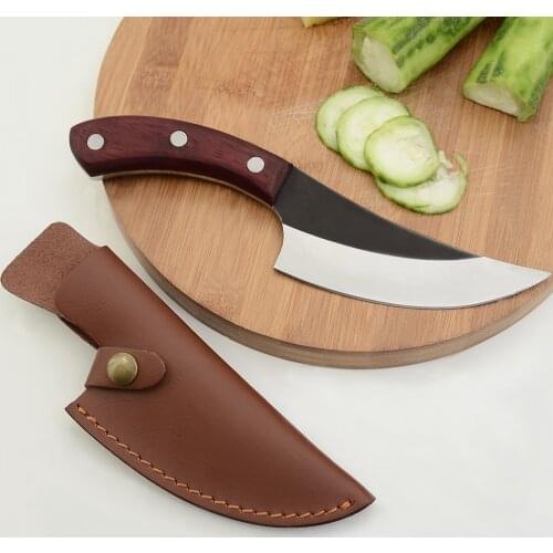 New XYj 5.5 inch Butcher Knives High Carbon Steel Forging Boning Knife Handmade Forged Chef Cooking Kitchen Knives With Cover