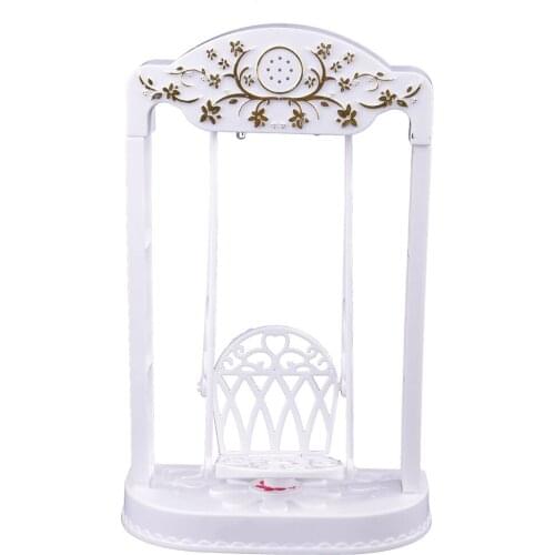 Plastic Electric Swing Play Set in Garden Yard Decoration for Dolls