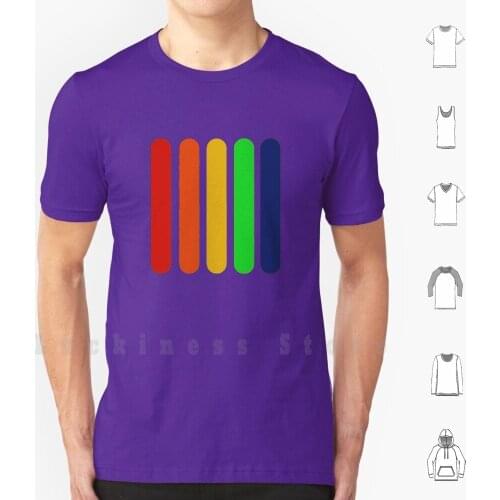 The Strokes Rainbow T Shirt Print 100% Cotton New Cool Tee The Strokes Band Music Rock Slow Killer The Move On Pride