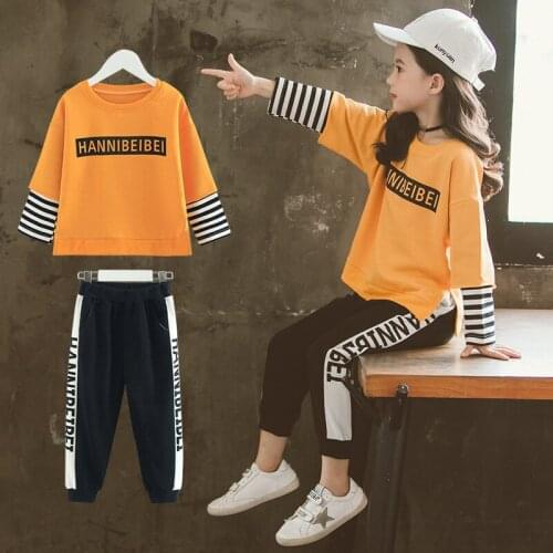 Sport Suit The Spring and Autumn Period and The Modern Western Style Network Red Guard Coat Two-piece Children Autumn Outfit