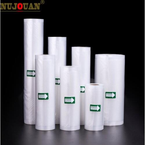 Thickened Food Sealed Bag Vacuum Bags For Food Vacuum Sealer Storage Bags 20/25/28cm*500cm For Vacuum Packing Sealer 5 Rolls/Lot
