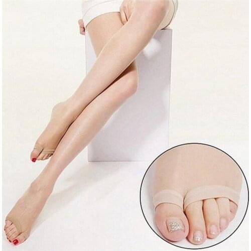 1-2 Pairs Women Pantyhose Sexy Fish Mouth Solid Tights Clothes for Women Seamless Silk Sexy Lingerie