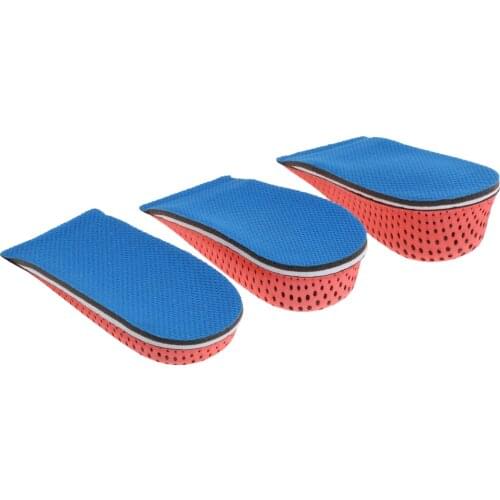 1 Pair Height Increase Insoles Half Shoe Pads Invisible Sports Shoes Invisible