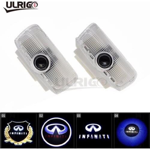 2 PCS Feu de porte de voiture avec Logo de bienvenue, pour Infiniti Q50 Q70 QX70 FX37 FX35 G37 G25 M25 M35 M37 EX25 EX35 EX37
