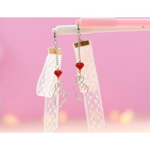 36PCS Creative Gel Pen Than The Heart Love Pendant Water Pen Full Needle Tube 0.5mm Student Supplies Stationery