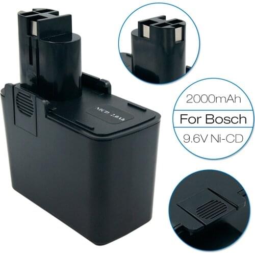 BAT001 BH-974H 9.6V 2000mAh Ni-CD Rechargeable Battery for Bosch Power Tools GSR 9.6 VE PSR 9.6 VE GBB 9.6VES-1 PSB 9.6VES2