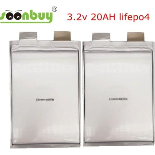 4pcs Lifepo4 3.2v 20ah Battery 3.2v High Discharge Cell Cell 100A 200A Amps for Diy Package 24v Vehicles EV Power Module