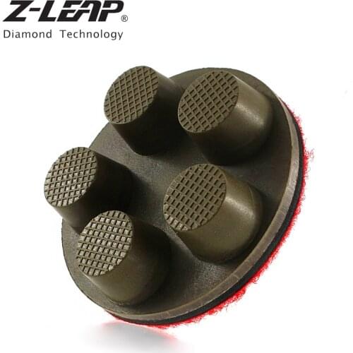 Z-LEAP 1PC Diamond Floor Polishing Pad Concrete Grinding Wheel New Design 14.5mm Thicken Abrasive Disc Wet For Polishing Machine