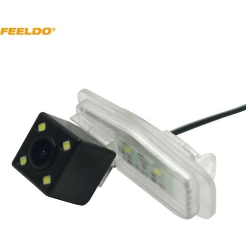 FEELDO Car CCD Backup Rear View Camera With LED For Honda Crider 2016 Reversing Parking Camera #CT-2841
