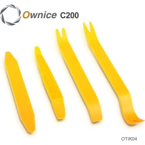 Free Shipping! 4 Pieces Install Kit Tool Disassemble Car DVD Radio on Panel Dashboard Removal Pry