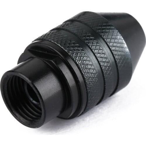 1pc Multi Quick Change Keyless Chuck for Dremel Grinder Rotary Tool 0.5-3.2mm flexible Shaft Nut Universal three-jaw Drill chunk