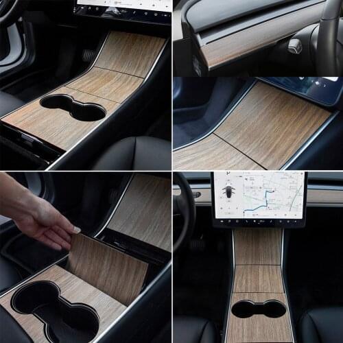 Interior Car Central Control Sticker Film PVC Anti-Scratch Accessories