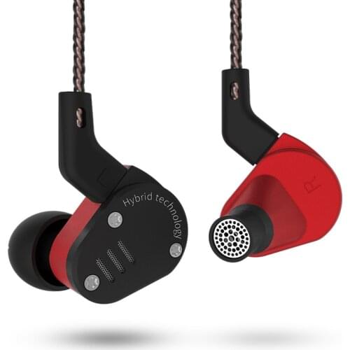 KZ ZSA HIFI Bass DJ Sport Earphone Dynamic Driver Noise Cancelling Headset