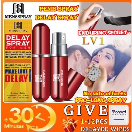 Powerful Delay Spray Product Essential for Men Penis Extender Prevent Premature Ejaculation Enlargement Erection Prolong 60 Min