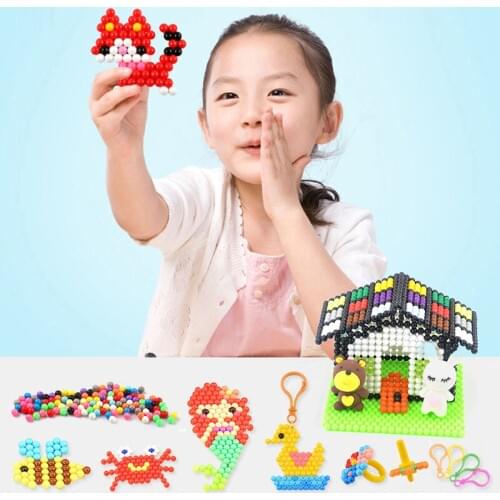 6000pcs DIY Water Mist Magic Beads Set with Storage Box Children Educational Toys Girl Boy 3-8 Years Arts and Crafts for Kids