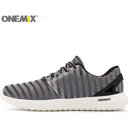 Onemix New Running Shoes for Men Mesh Sports Sneaker Lightweight Cushioning DMX Breathable Sneakers for Outdoor Walking Shoes