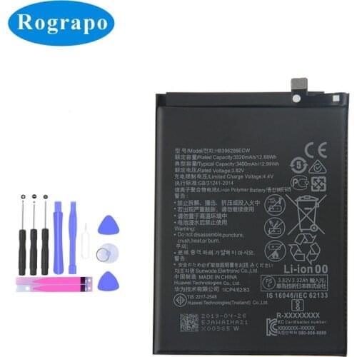 Original 3400mAh HB396286ECW Battery For Huawei Honor 10i 20i / 10 20 Lite / P smart 2019 HRY-LX1MEB POT LX2 LX1T Mobile Phone