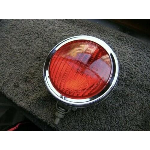 For O me Stop Red Light fog fog light Classic Cars Original Stainless chrome Compatible With Every Vehicle With 1 Bulb