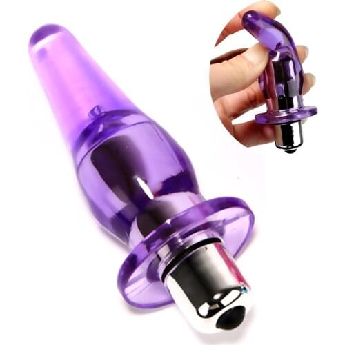 IKOKY Silicone Anal Vibrators Butt Plugs Anal Sex Toys Prostate Massage Unisex For Women Men Adult Product