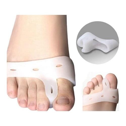Silicone Gel foot fingers Toe Separator thumb valgus protector Bunion adjuster Hallux Valgus Guard feet care jk17