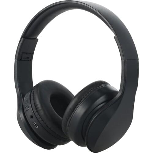 OY712 Foldable Bluetooth 5.0 Wireless Headphones Stereo HIFI AUX-IN Portable with Built-in Microphone for Travel Home Office